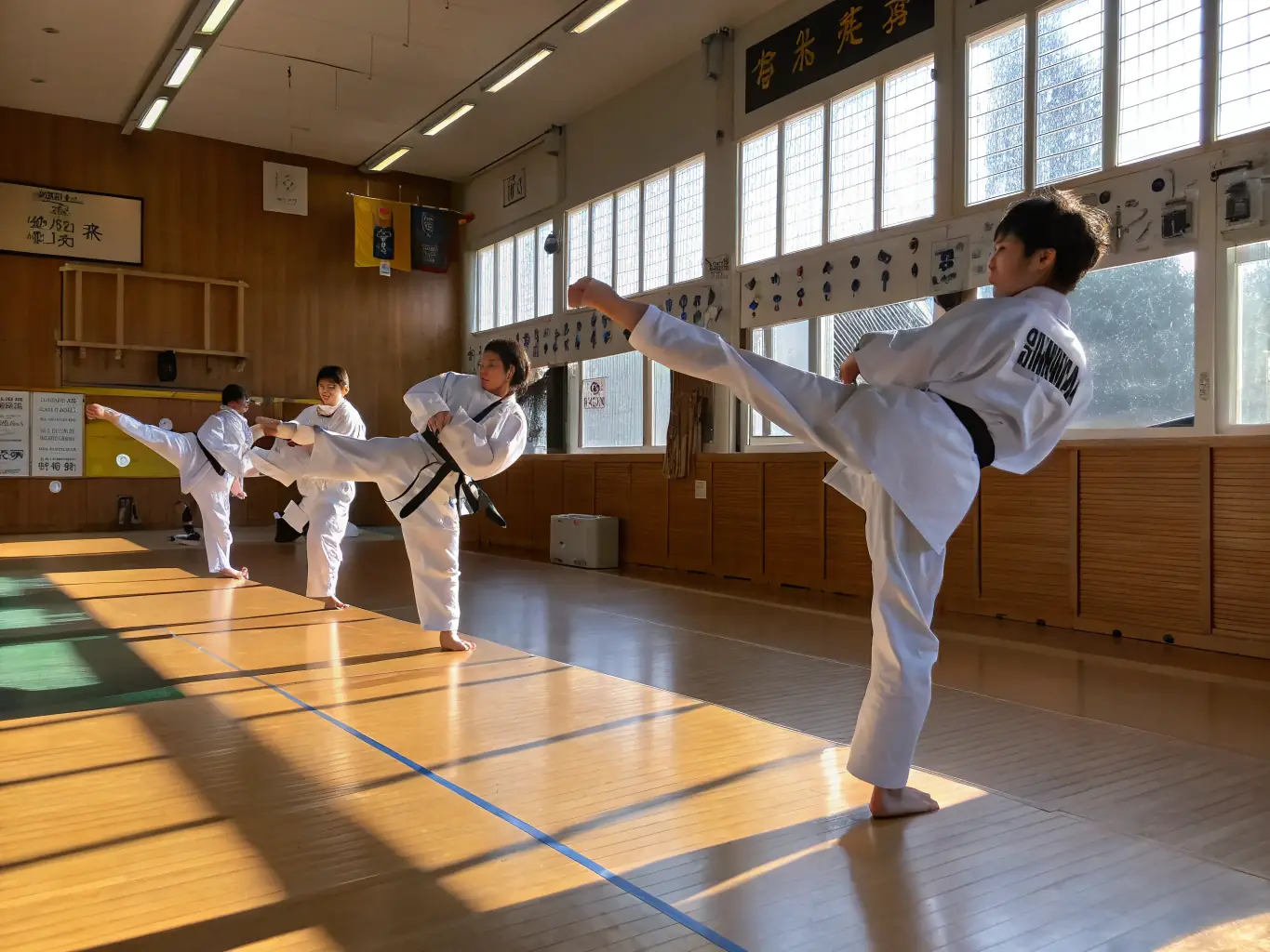 An engaging image of coaches and volunteers participating in a training session, demonstrating the club's commitment to quality instruction and community leadership.